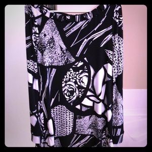 Longer dressy blouse